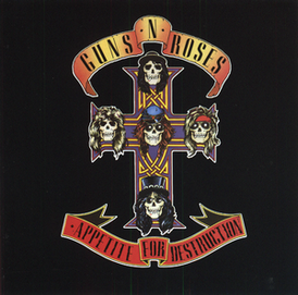 Обложка альбома Guns N’ Roses «Appetite for Destruction» (1987)