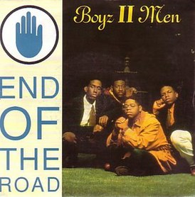 Обложка сингла Boyz II Men «End of the Road» (1992)