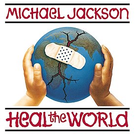Обложка сингла Майкла Джексона «Heal the World» (1992)