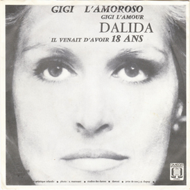 Обложка сингла Далиды «Gigi l’amoroso» (1974)