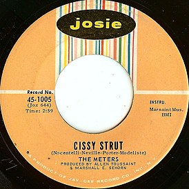 Обложка сингла The Meters «Cissy Strut» ()
