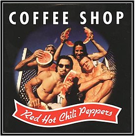 Обложка сингла Red Hot Chili Peppers «Coffee Shop» (1996)