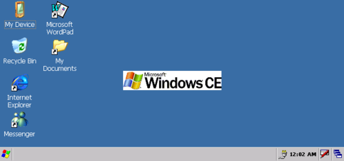 Windows CE 5.0 desktop