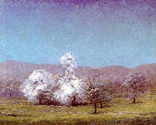 The orchard by moonlight