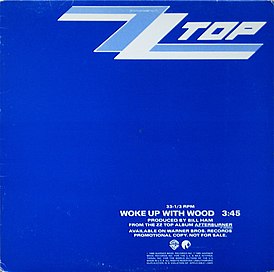 Обложка сингла ZZ Top «Woke Up with Wood» (1986)