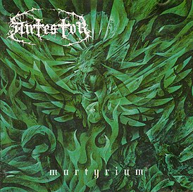 Обложка альбома Antestor «Martyrium» (1994)