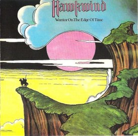 Обложка альбома Hawkwind «Warrior on the Edge of Time» (1975)