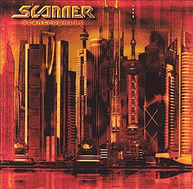 Обложка альбома Scanner «Scantropolis» (2002)