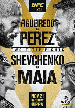 Постер UFC 255: Фигейреду vs. Перес