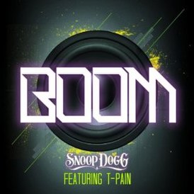 Обложка сингла Snoop Dogg при участии T-Pain «Boom» ()