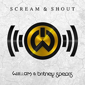 Обложка сингла will.i.am & Бритни Спирс «Scream & Shout» (2012)