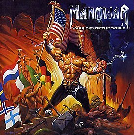 Обложка альбома Manowar «Warriors of the World» (2002)