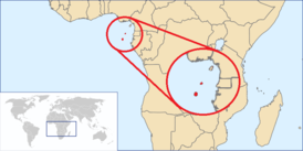 Сан-Томе и Принсипи на карте мира