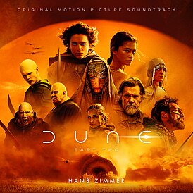 Обложка альбома Ханса Циммера «Dune: Part Two (Original Motion Picture Soundtrack)» (2024)