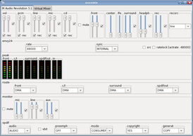 Скриншот программы Open Sound System (OSS)
