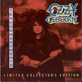 Обложка альбома Ozzy Osbourne «Ten Commandments» (1990)