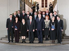 Правительство Тополанка и президент Вацлав Клаус