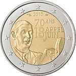 €2 — Франция 2010