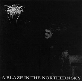 Обложка альбома Darkthrone «A Blaze in the Northern Sky» (1992)