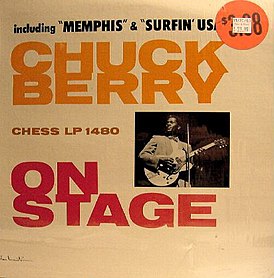 Обложка альбома Чака Берри «Chuck Berry on Stage» (1963)