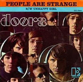 Обложка сингла The Doors «People Are Strange» (1967)