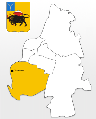 Терновское муниципальное образование на карте
