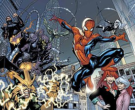 Арт обложки Marvel Knights Spider-Man №1