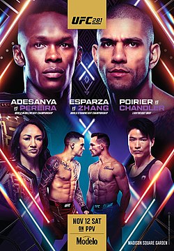 Постер UFC 281: Адесанья - Перейра