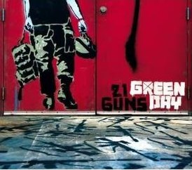 Обложка сингла Green Day «21 Guns» (2009)