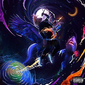 Обложка альбома Trippie Redd «Neon Shark vs Pegasus» (2021)
