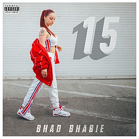 Обложка альбома Bhad Bhabie «15» (2018)