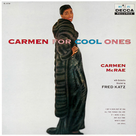 Обложка альбома Кармен Макрей «Carmen for Cool Ones» (1958)