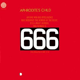 Обложка альбома Aphrodite’s Child «666» (1972)