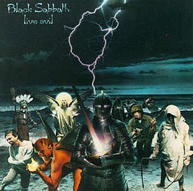 Обложка альбома Black Sabbath «Live Evil» (1982)