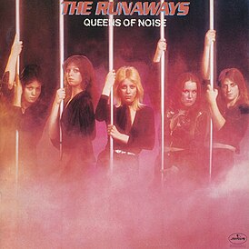 Обложка альбома The Runaways «Queens of Noise» (1977)