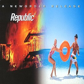 Обложка альбома New Order «Republic» (1993)