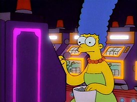 Мардж играет в казино