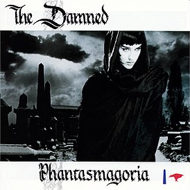 Обложка альбома The Damned «Phantasmagoria» (1985)