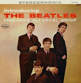 Обложка альбома The Beatles «Introducing… The Beatles» (1964)
