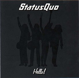 Обложка альбома Status Quo «Hello!» (1973)