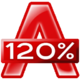 Логотип программы Alcohol 120%