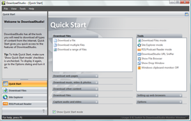 Скриншот программы DownloadStudio