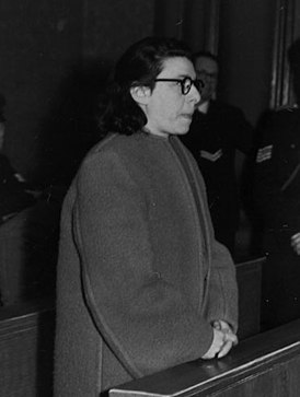 Анс ван Дейк на суде в 1947 году