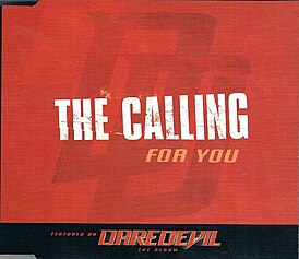 Обложка сингла The Calling «For You» (2003)