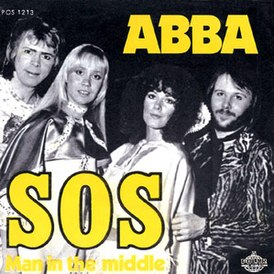 Обложка сингла ABBA «SOS» (1975)