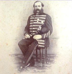 М. М. Михайлов-Расловлев в камергерском мундире. 1875 год.