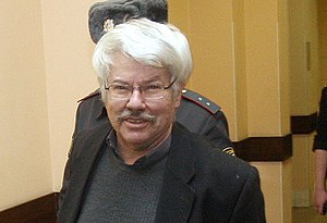 Николай Андрущенко в Дзержинском федеральном суде Санкт-Петербурга 19 марта 2008 года
