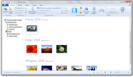 Скриншот программы Фотоальбом Windows