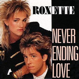Обложка сингла Roxette «Neverending Love» (1986)