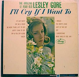 Обложка альбома Лесли Гор «I’ll Cry If I Want To» (1963)